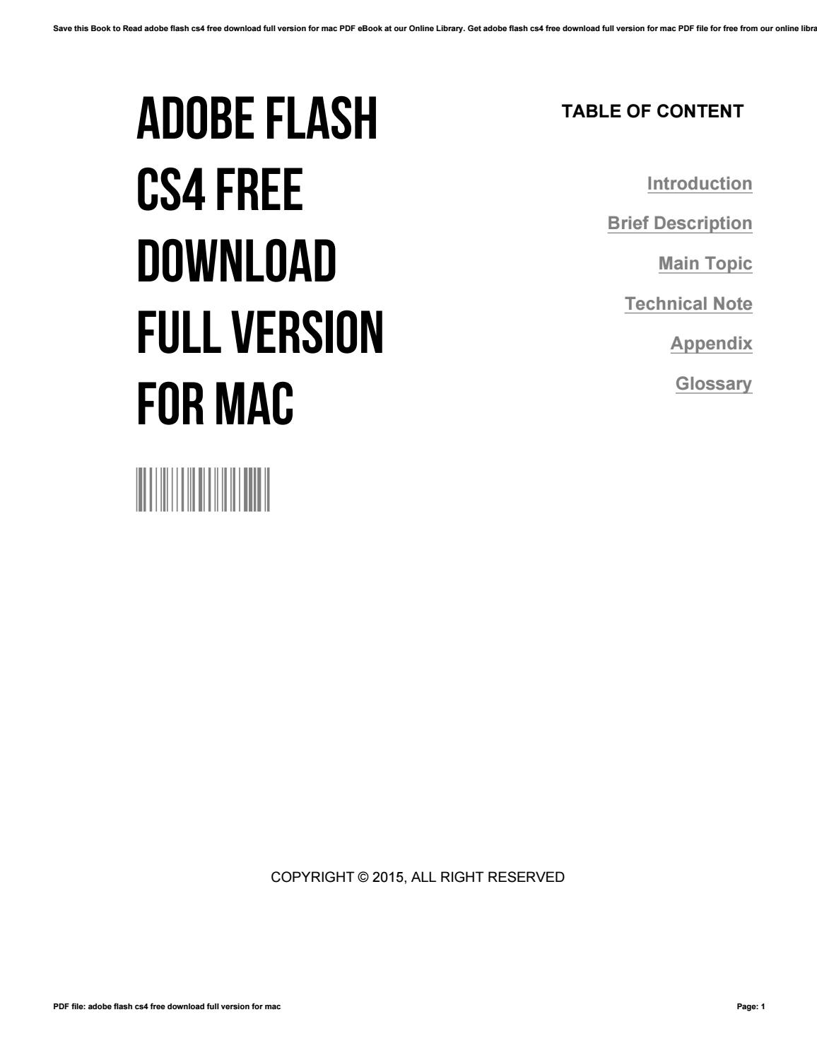 Indesign cs4 mac free download